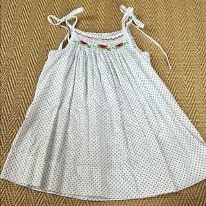 Smocked Watermelon Sun Dress